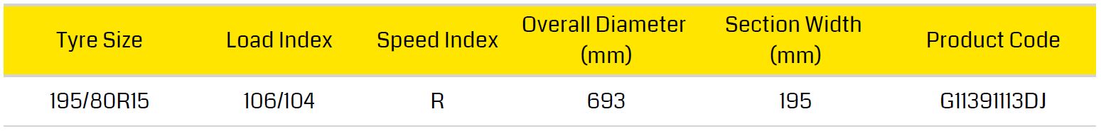 Dunlop Light Truck SP 15